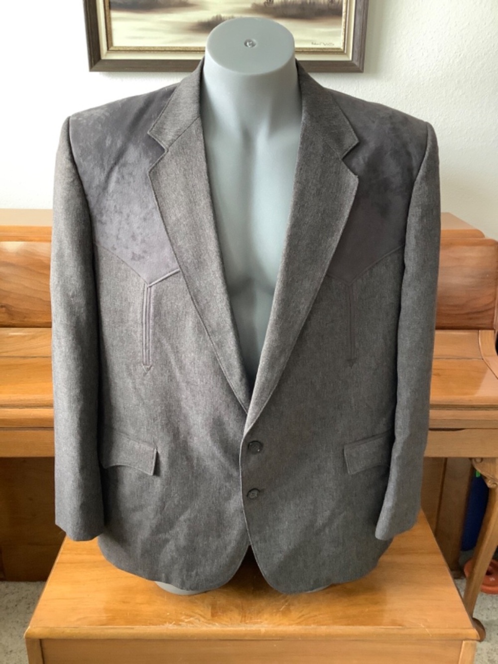 CIRCLE S Men’s Western Polyester BLAZER Sport Coat 48R YELLOWSTONE John Dutton🐴